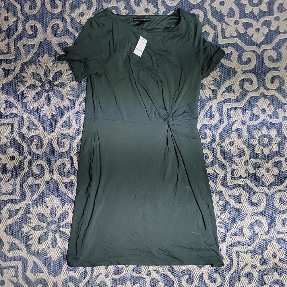 White House Black Market Sage Dress - Medium - NWT